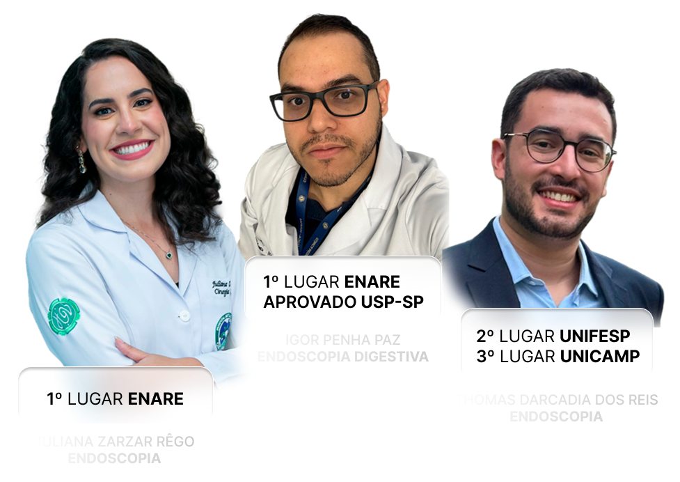 Aprovados em residência médica, destaque por desempenho excepcional.